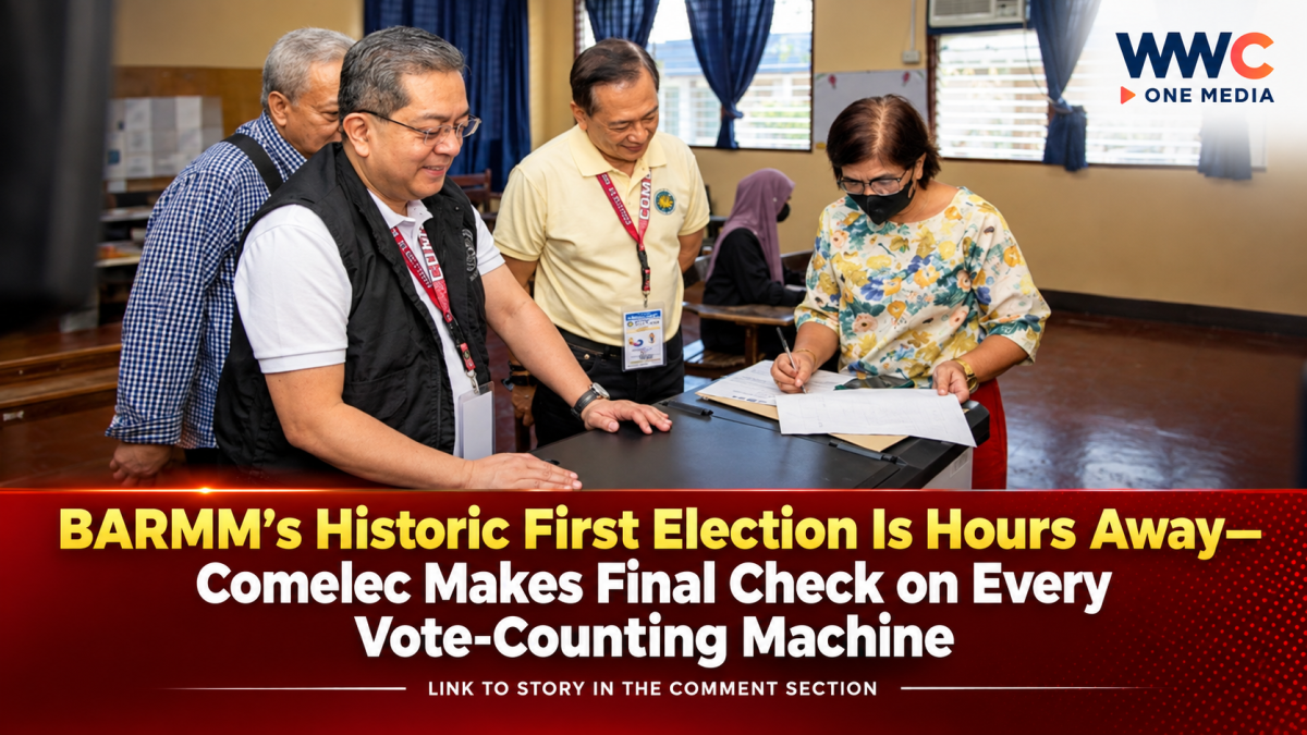 BARMM’s Historic First Election Is Hours Away—Comelec Makes Final Check on Every Vote-Counting Machine