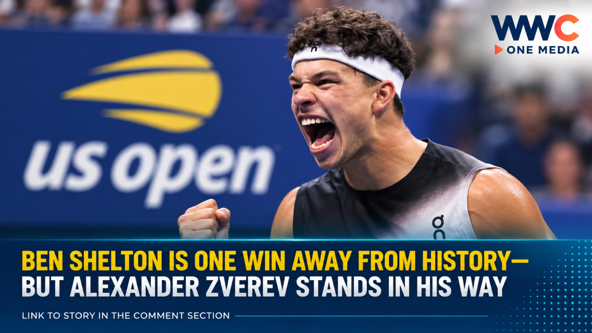 BEN SHELTON IS ONE WIN AWAY FROM HISTORY—BUT ALEXANDER ZVEREV STANDS IN HIS WAY