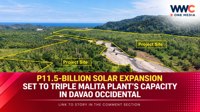 P11.5-Billion Solar Expansion Set to Triple Malita Plant’s Capacity in Davao Occidental