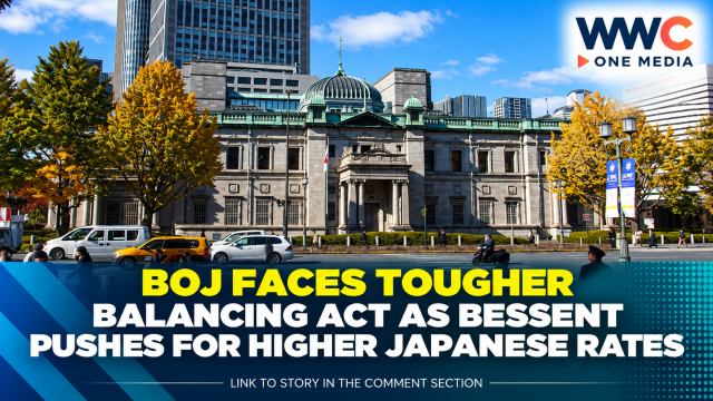 BOJ Faces Tougher Balancing Act as Bessent Pushes for Higher Japanese Rates