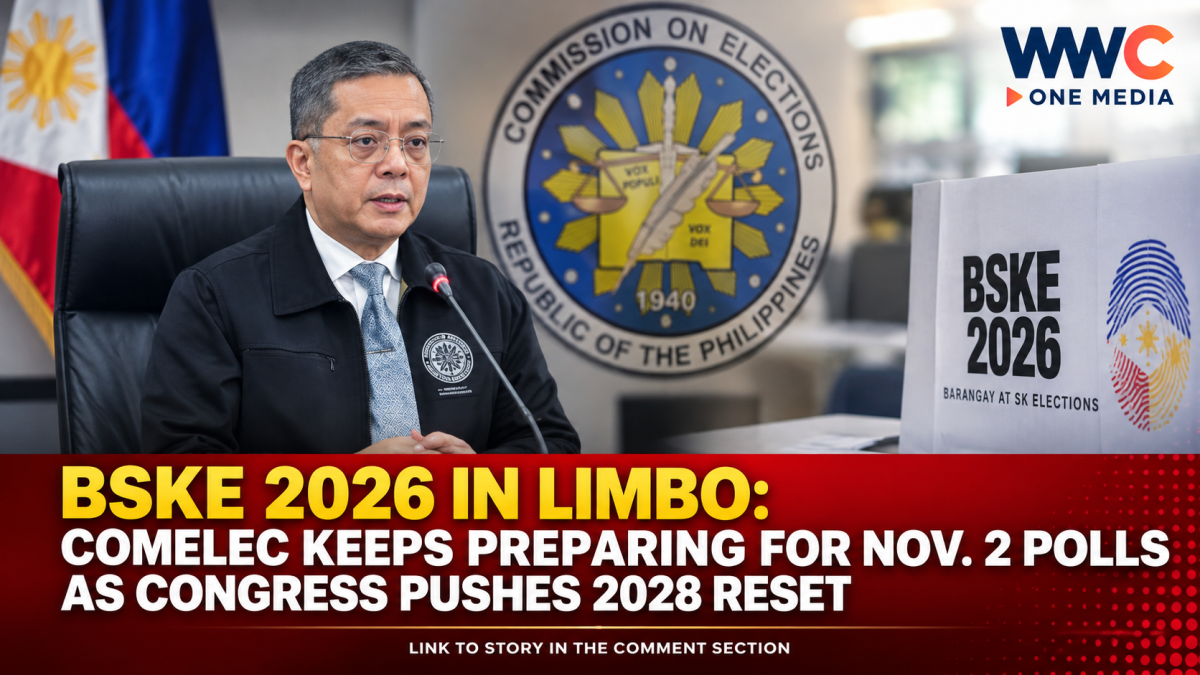 BSKE 2026 IN LIMBO: Comelec Keeps Preparing for Nov. 2 Polls as Congress Pushes 2028 Reset