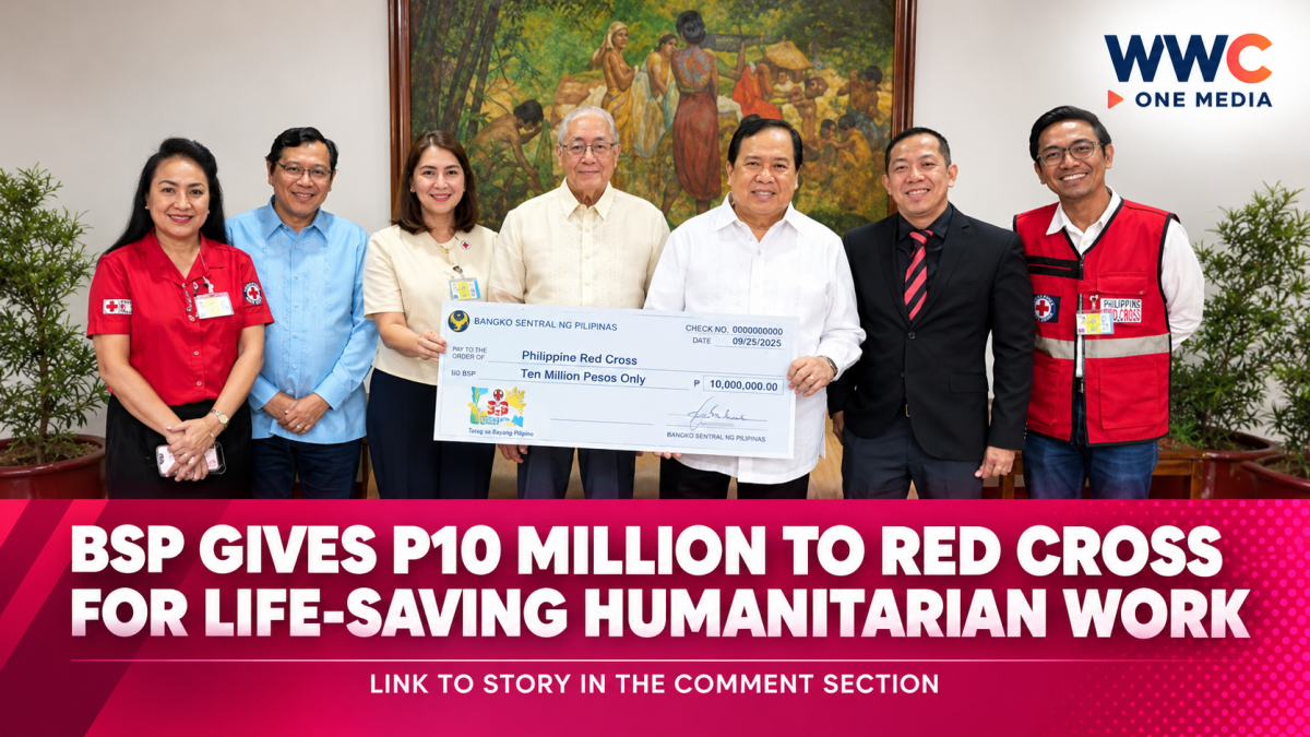 BSP Gives P10 Million to Red Cross for Life-Saving Humanitarian Work