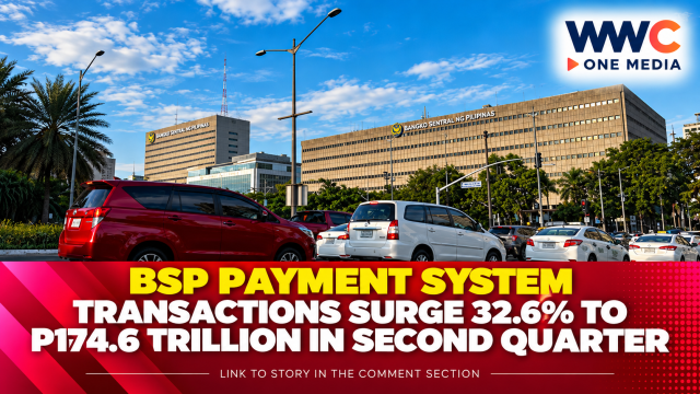 BSP Payment System Transactions Surge 32.6% to P174.6 Trillion in Second Quarter