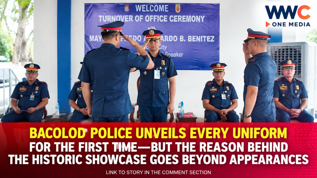Bacolod police unveils every uniform for the first time—but the reason behind the historic showcase goes beyond appearances