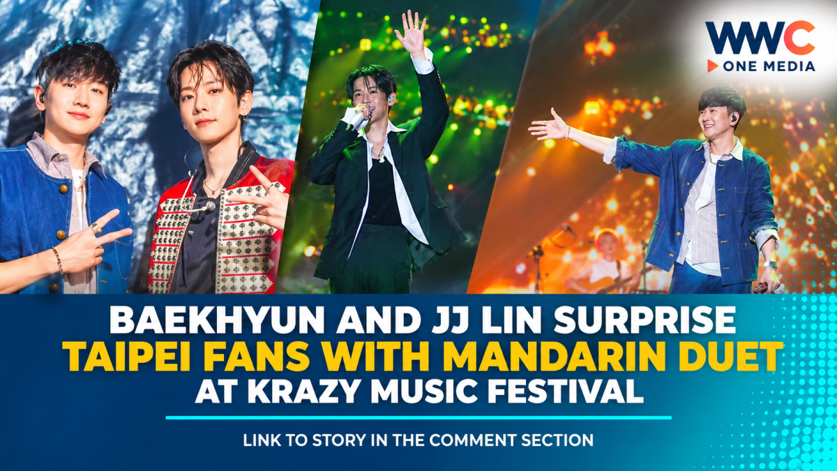 Baekhyun and JJ Lin Surprise Taipei Fans With Mandarin Duet at Krazy Music Festival