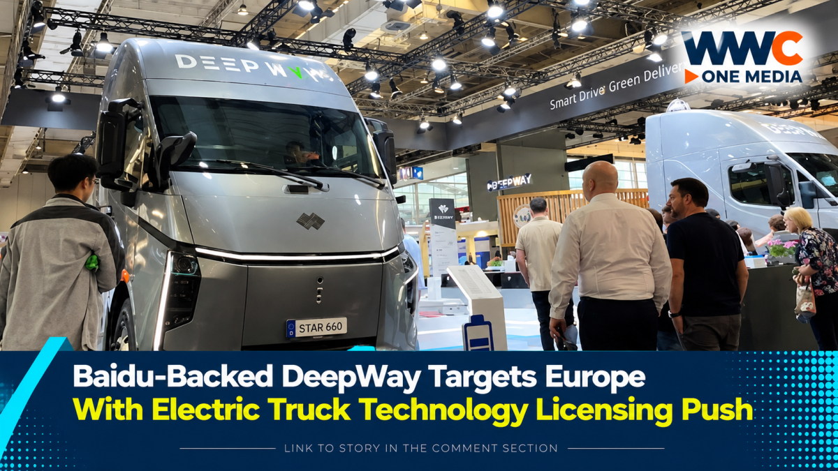 Baidu-Backed DeepWay Targets Europe With Electric Truck Technology Licensing Push