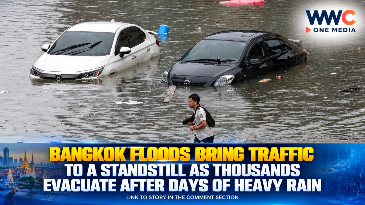 Bangkok Floods Bring Traffic to a Standstill as Thousands Evacuate After Days of Heavy Rain