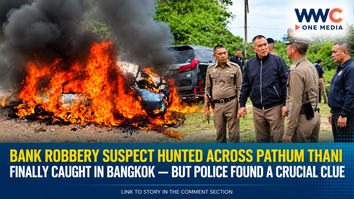 Bank Robbery Suspect Hunted Across Pathum Thani Finally Caught in Bangkok — But Police Found a Crucial Clue