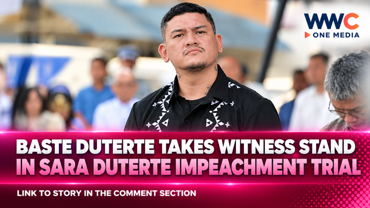 Baste Duterte Takes Witness Stand in Sara Duterte Impeachment Trial