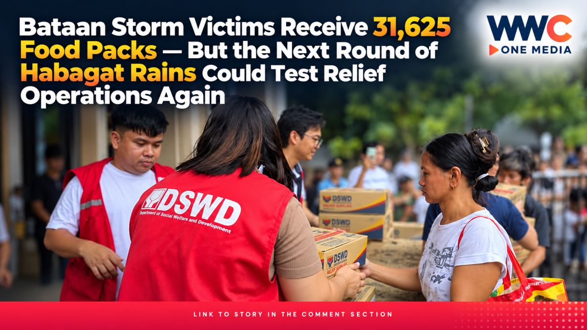 Bataan Storm Victims Receive 31,625 Food Packs — But the Next Round of Habagat Rains Could Test Relief Operations Again