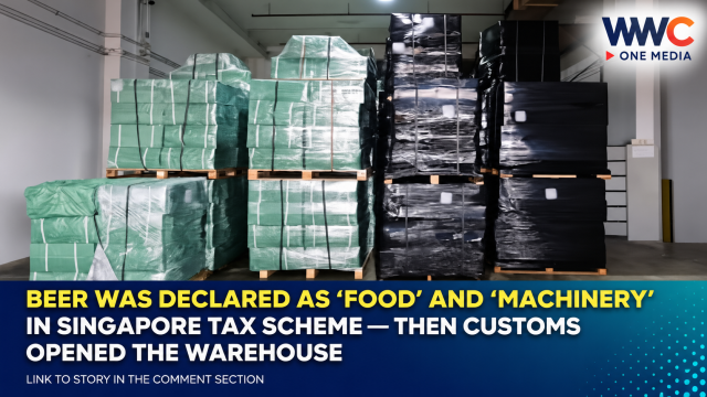 Beer Was Declared as ‘Food’ and ‘Machinery’ in Singapore Tax Scheme — Then Customs Opened the Warehouse