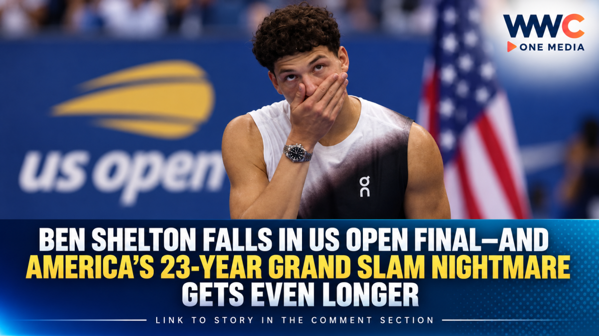 Ben Shelton Falls in US Open Final—And America’s 23-Year Grand Slam Nightmare Gets Even Longer
