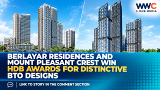 Berlayar Residences and Mount Pleasant Crest Win HDB Awards for Distinctive BTO Designs
