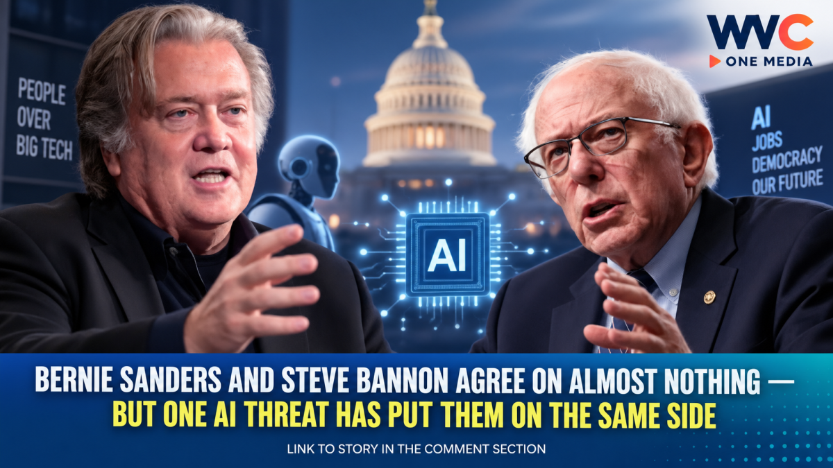 Bernie Sanders and Steve Bannon Agree on Almost Nothing — But One AI Threat Has Put Them on the Same Side