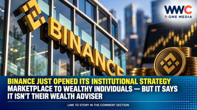 Binance Just Opened Its Institutional Strategy Marketplace to Wealthy Individuals — But It Says It Isn’t Their Wealth Adviser