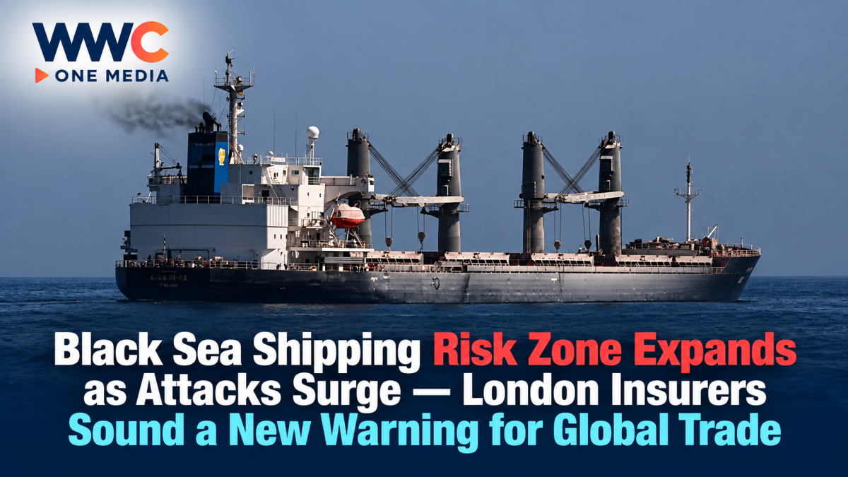 Black Sea Shipping Risk Zone Expands as Attacks Surge — London Insurers Sound a New Warning for Global Trade