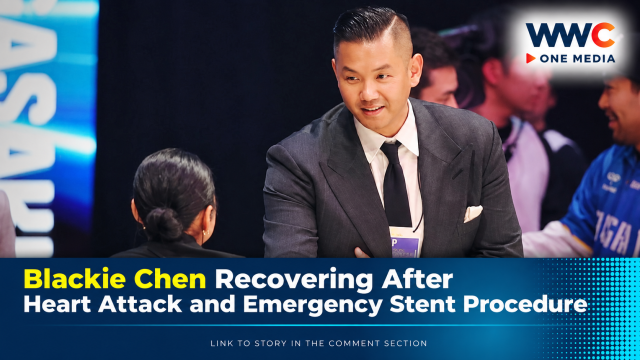 Blackie Chen Recovering After Heart Attack and Emergency Stent Procedure