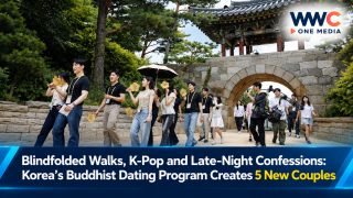 Blindfolded Walks, K-Pop and Late-Night Confessions: Korea’s Buddhist Dating Program Creates 5 New Couples