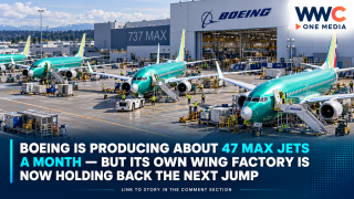 Boeing Is Producing About 47 MAX Jets a Month — But Its Own Wing Factory Is Now Holding Back the Next Jump