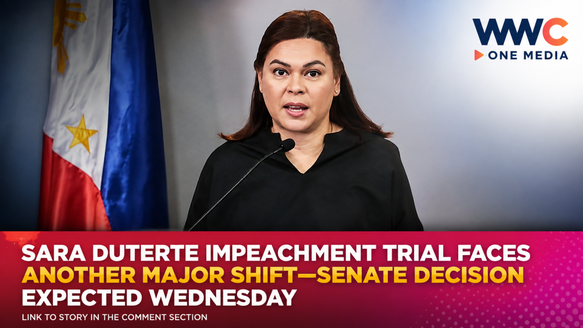 Sara Duterte Impeachment Trial Faces Another Major Shift—Senate Decision Expected Wednesday