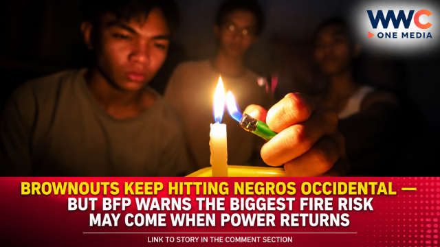 Brownouts Keep Hitting Negros Occidental — But BFP Warns the Biggest Fire Risk May Come When Power Returns