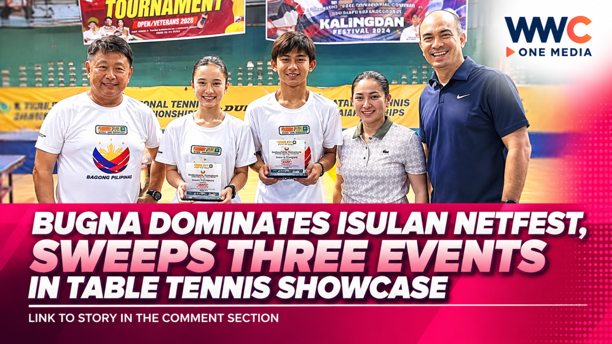 Bugna Dominates Isulan Netfest, Sweeps Three Events in Table Tennis Showcase