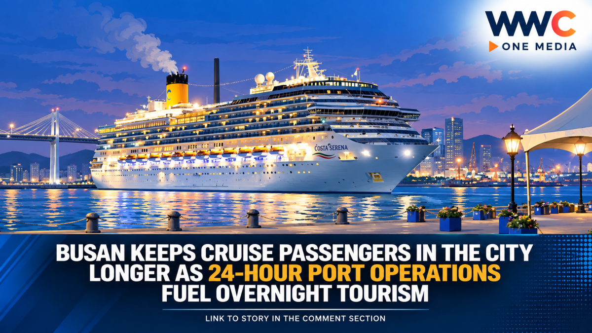 Busan Keeps Cruise Passengers in the City Longer as 24-Hour Port Operations Fuel Overnight Tourism
