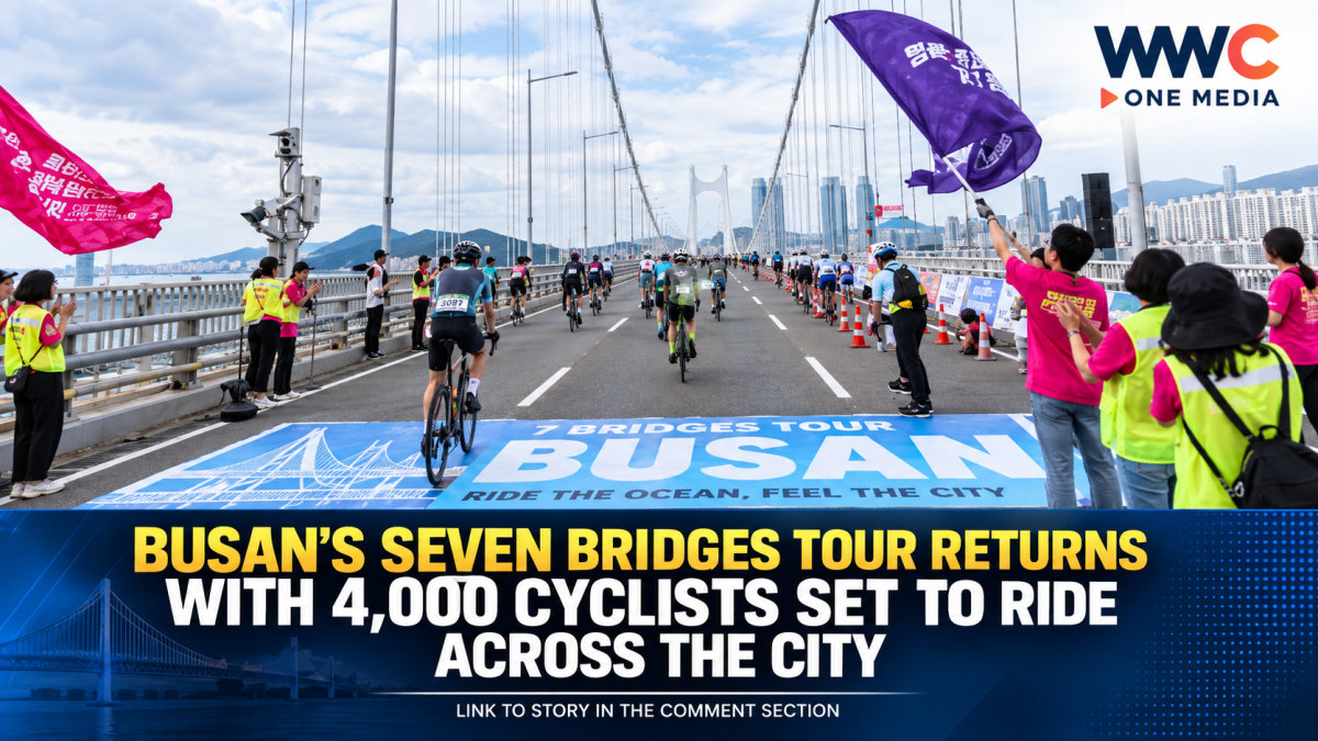 Busan’s Seven Bridges Tour Returns With 4,000 Cyclists Set to Ride Across the City