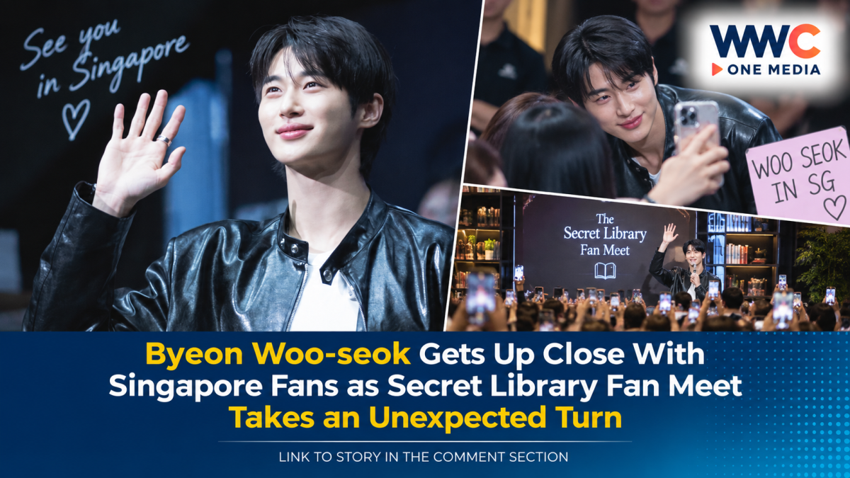 Byeon Woo-seok Gets Up Close With Singapore Fans as Secret Library Fan Meet Takes an Unexpected Turn