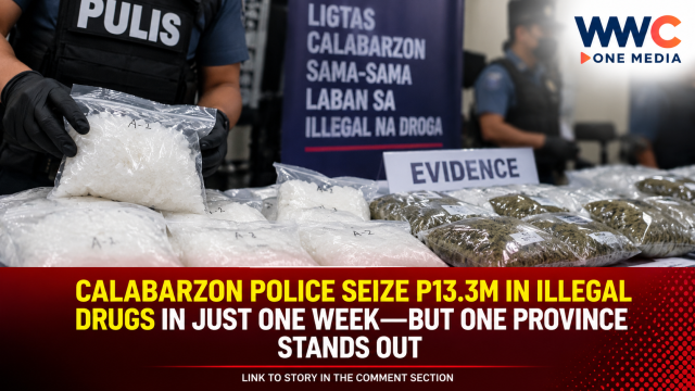 CALABARZON Police Seize P13.3M in Illegal Drugs in Just One Week—But One Province Stands Out