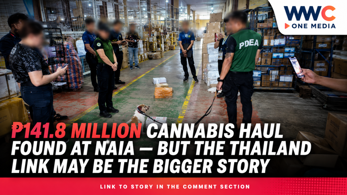 ₱141.8 Million Cannabis Haul Found at NAIA — But the Thailand Link May Be the Bigger Story