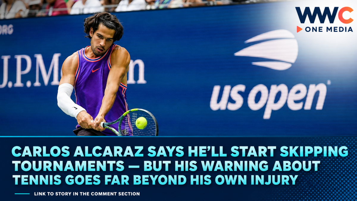 Carlos Alcaraz Says He’ll Start Skipping Tournaments — But His Warning About Tennis Goes Far Beyond His Own Injury