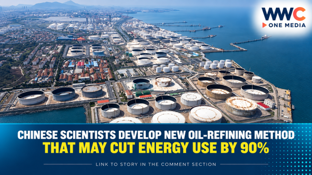 Chinese Scientists Develop New Oil-Refining Method That May Cut Energy Use by 90%