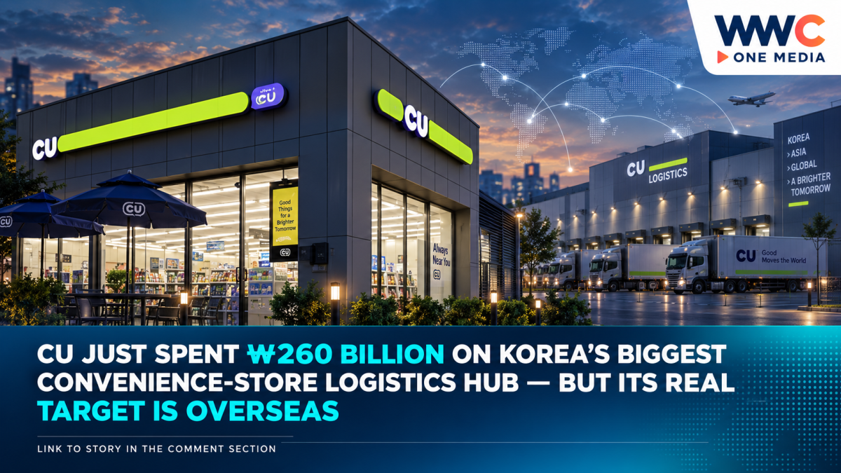 CU Just Spent ₩260 Billion on Korea’s Biggest Convenience-Store Logistics Hub — But Its Real Target Is Overseas