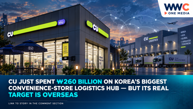 CU Just Spent ₩260 Billion on Korea’s Biggest Convenience-Store Logistics Hub — But Its Real Target Is Overseas