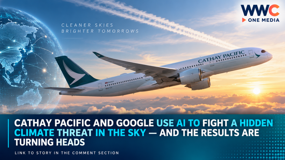 Cathay Pacific and Google Use AI to Fight a Hidden Climate Threat in the Sky — and the Results Are Turning Heads
