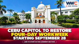 Cebu Capitol to Restore Four-Day Workweek Starting September 28