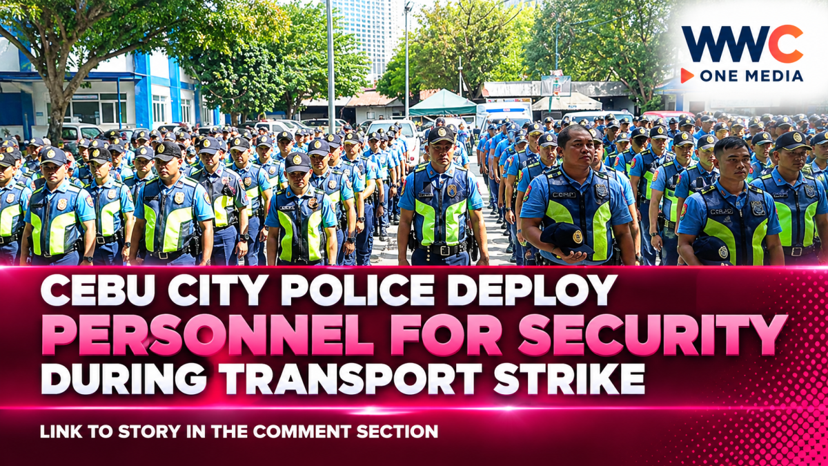 Cebu City Police Deploy Personnel for Security During Transport Strike