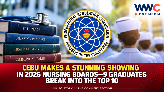 Cebu Makes a Stunning Showing in 2026 Nursing Boards—9 Graduates Break Into the Top 10
