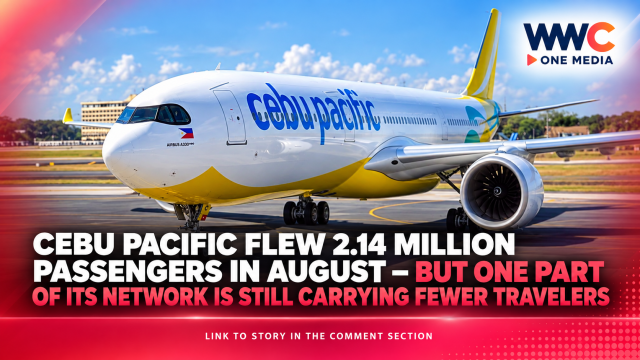 Cebu Pacific Flew 2.14 Million Passengers in August — But One Part of Its Network Is Still Carrying Fewer Travelers