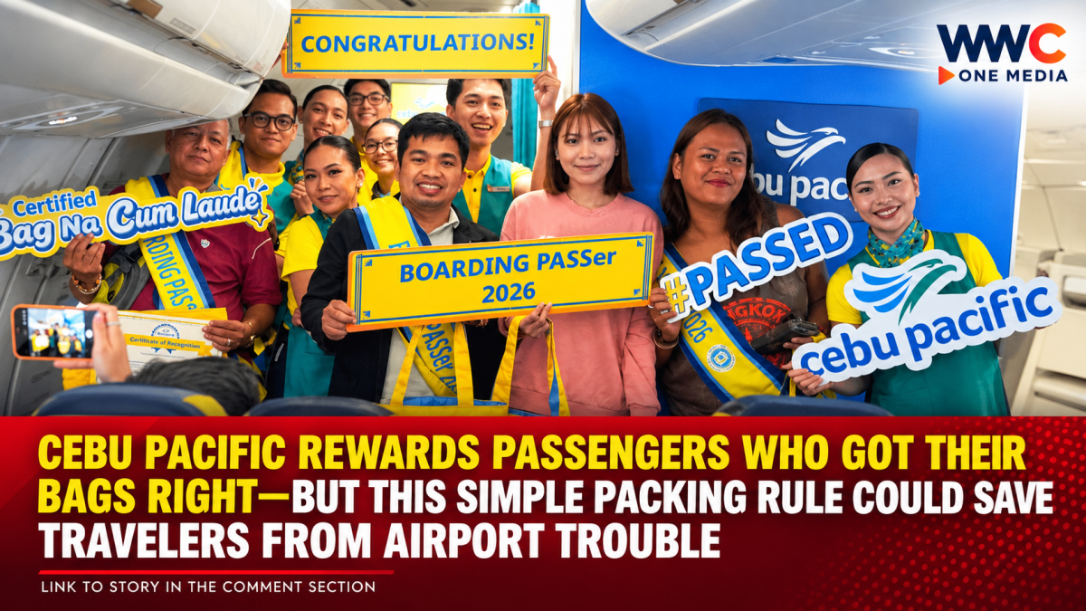 Cebu Pacific Rewards Passengers Who Got Their Bags Right—But This Simple Packing Rule Could Save Travelers From Airport Trouble