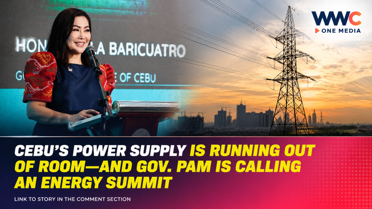 Cebu’s Power Supply Is Running Out of Room—And Gov. Pam Is Calling an Energy Summit