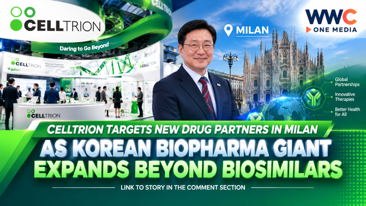 Celltrion Targets New Drug Partners in Milan as Korean Biopharma Giant Expands Beyond Biosimilars