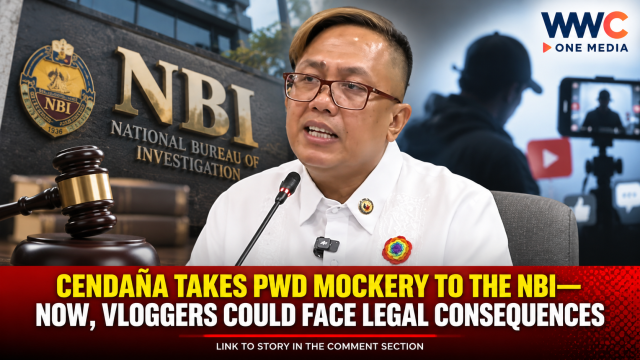 Cendaña Takes PWD Mockery to the NBI—Now, Vloggers Could Face Legal Consequences