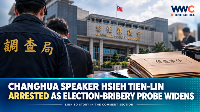 Changhua Speaker Hsieh Tien-lin Arrested as Election-Bribery Probe Widens