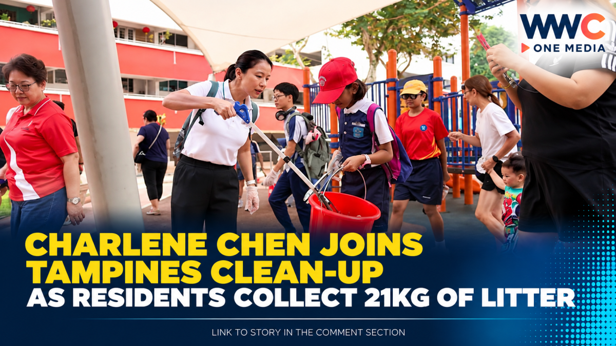 Charlene Chen Joins Tampines Clean-Up as Residents Collect 21kg of Litter