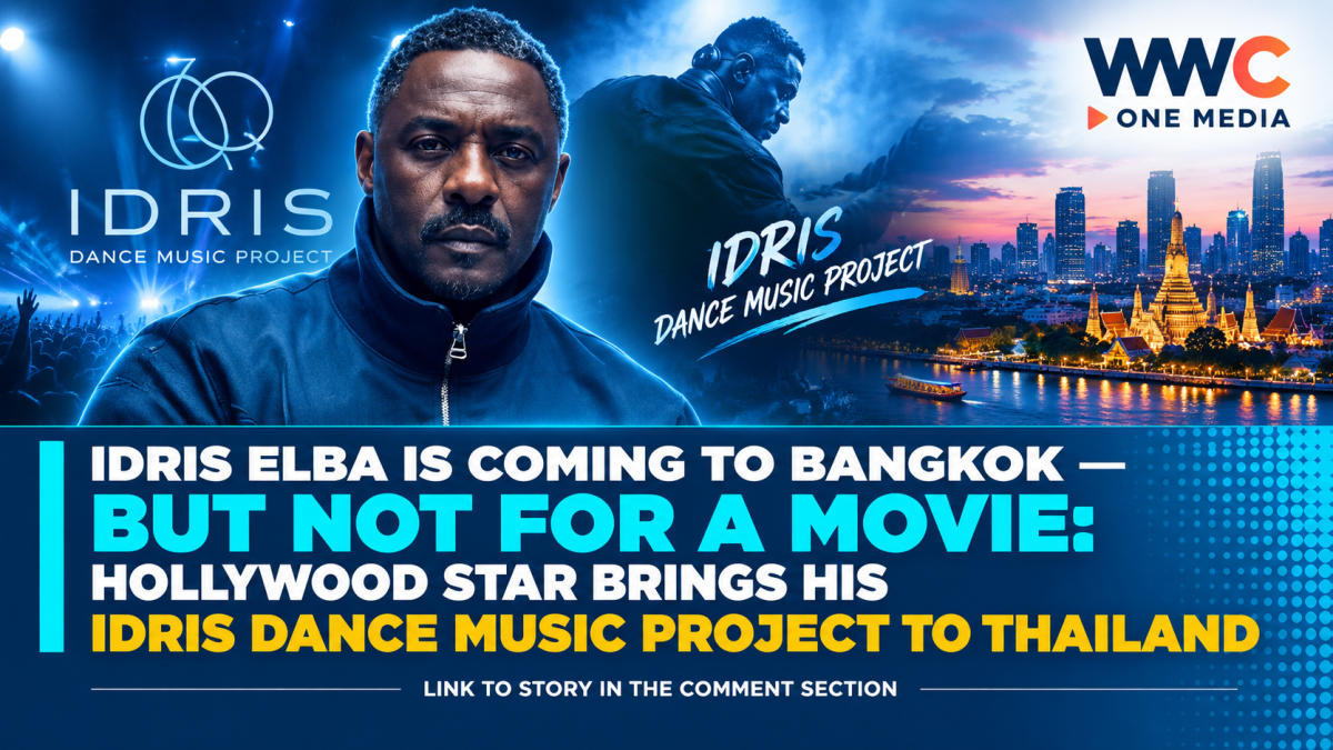 Idris Elba Is Coming to Bangkok — But Not for a Movie: Hollywood Star Brings His IDRIS Dance Music Project to Thailand