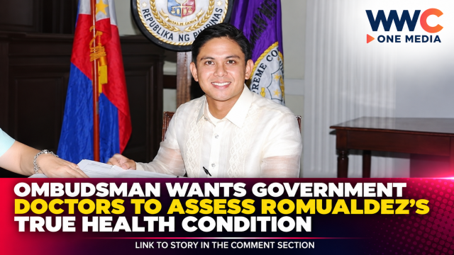 Ombudsman Wants Government Doctors to Assess Romualdez’s True Health Condition