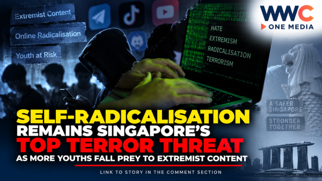 Self-Radicalisation Remains Singapore’s Top Terror Threat as More Youths Fall Prey to Extremist Content