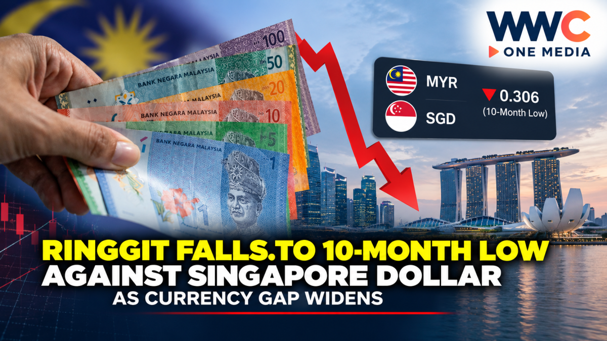 Ringgit Falls to 10-Month Low Against Singapore Dollar as Currency Gap Widens